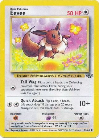 Eevee (51/64) [Jungle Unlimited] Pokémon