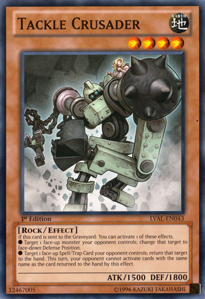 Tackle Crusader [LVAL-EN043] Common Yu-Gi-Oh!