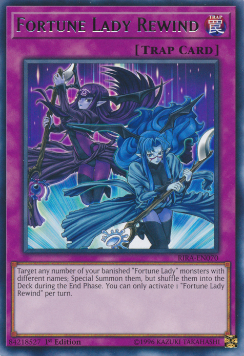 Fortune Lady Rewind [RIRA-EN070] Rare Yu-Gi-Oh!