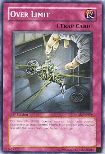 Over Limit [GLAS-EN063] Common Yu-Gi-Oh!