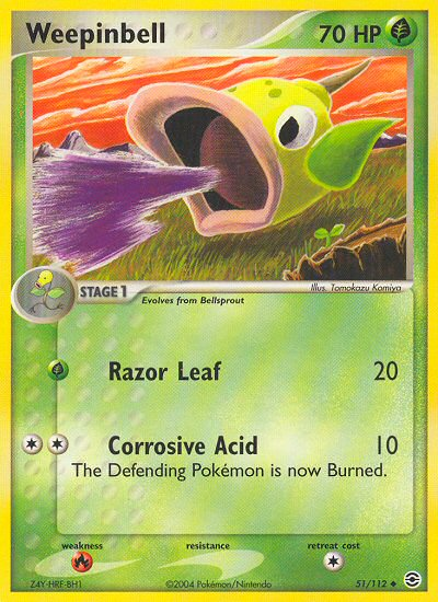 Weepinbell (51/112) [EX: FireRed & LeafGreen] Pokémon