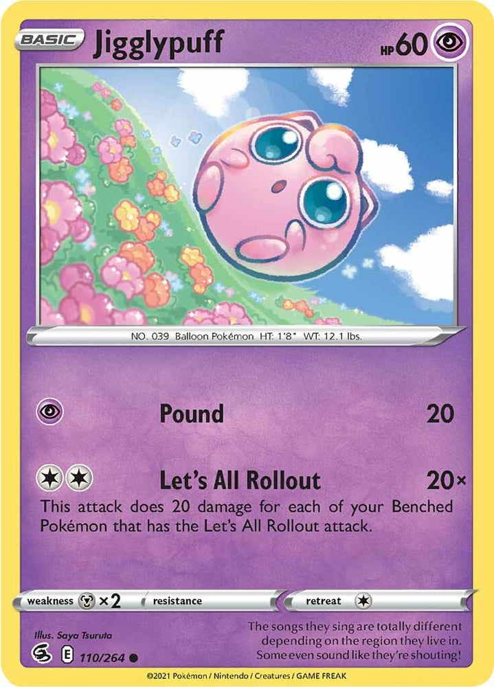 Jigglypuff (110/264) [Sword & Shield: Fusion Strike] Pokémon