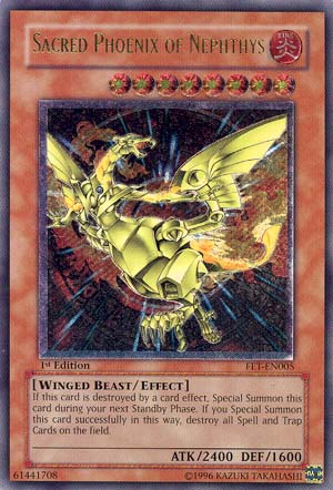 Sacred Phoenix of Nephthys [FET-EN005] Ultimate Rare Yu-Gi-Oh!
