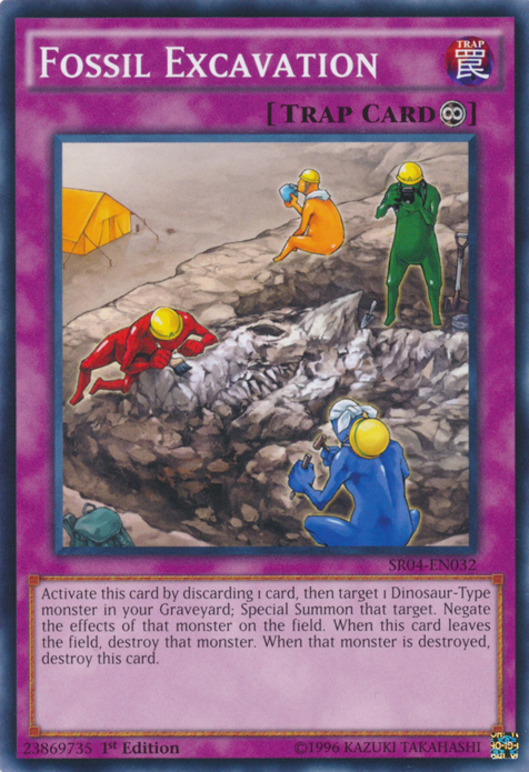 Fossil Excavation [SR04-EN032] Common Yu-Gi-Oh!
