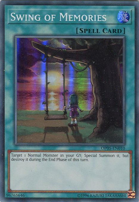 Swing of Memories [OP05-EN010] Super Rare Yu-Gi-Oh!