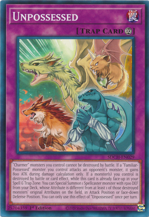 Unpossessed [SDCH-EN029] Common Yu-Gi-Oh!