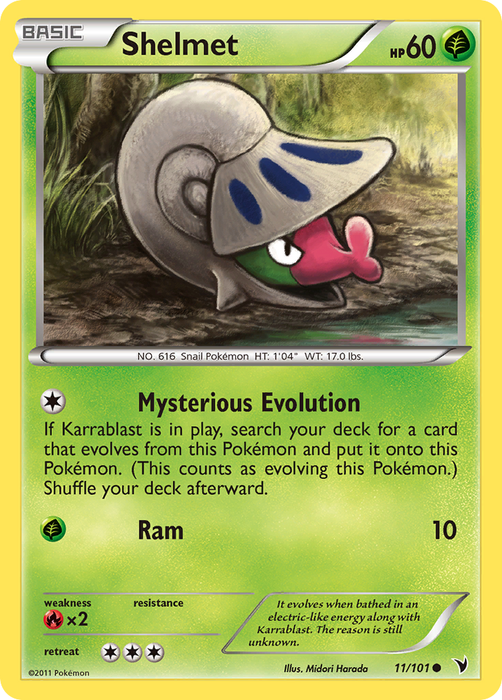 Shelmet (11/101) [Black & White: Noble Victories] Pokémon