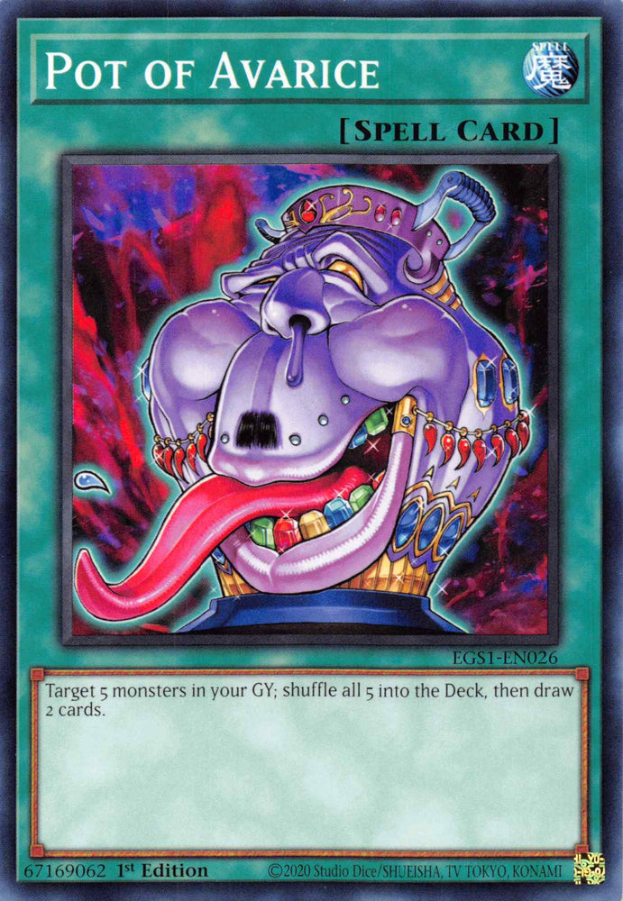Pot of Avarice [EGS1-EN026] Common Yu-Gi-Oh!