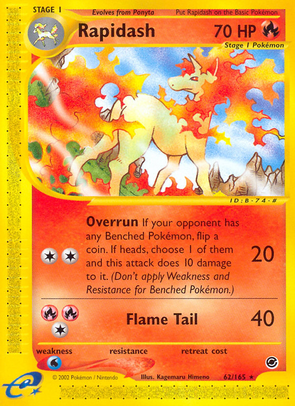 Rapidash (62/165) [Expedition: Base Set] Pokémon