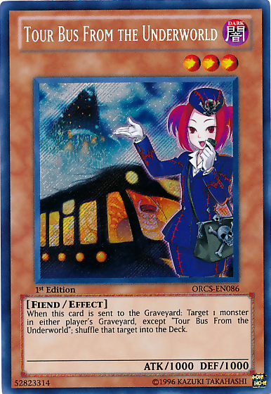 Tour Bus From the Underworld [ORCS-EN086] Secret Rare Yu-Gi-Oh!