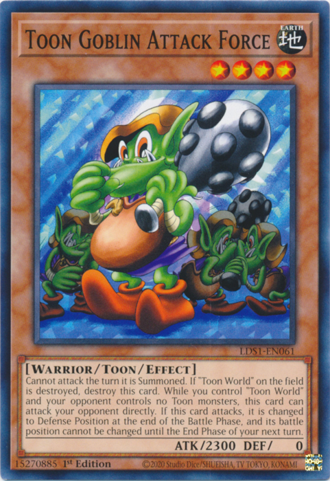 Toon Goblin Attack Force [LDS1-EN061] Common Yu-Gi-Oh!