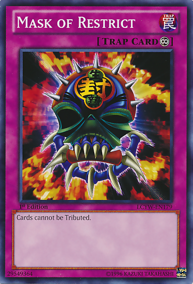 Mask of Restrict [LCYW-EN179] Common Yu-Gi-Oh!
