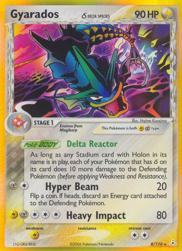 Gyarados (8/110) (Delta Species) [EX: Holon Phantoms] Pokémon