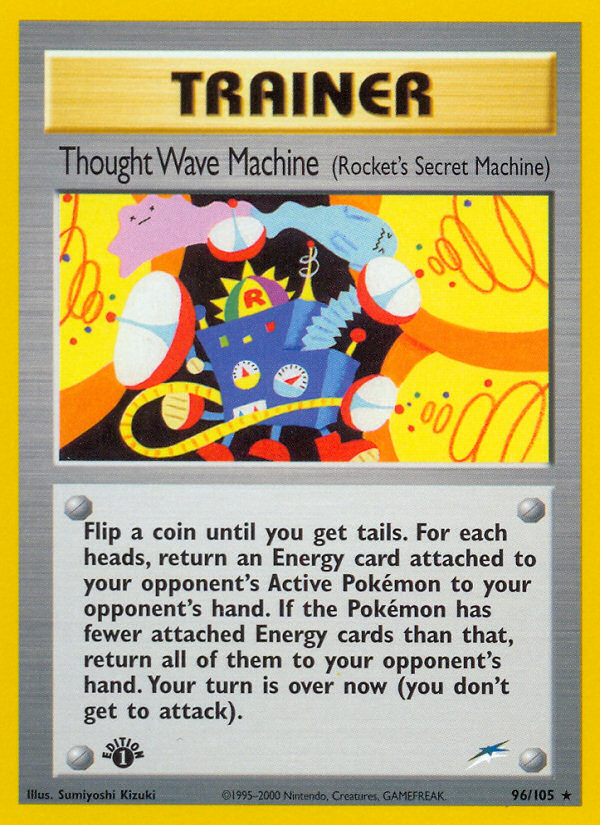 Thought Wave Machine (96/105) (Rocket's Secret Machine) [Neo Destiny 1st Edition] Pokémon