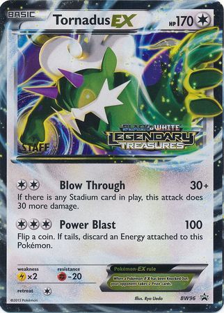 Tornadus EX (BW96) (Staff Prerelease Promo) [Black & White: Black Star Promos] Pokémon
