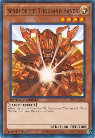 Senju of the Thousand Hands [SS04-ENA11] Common Yu-Gi-Oh!