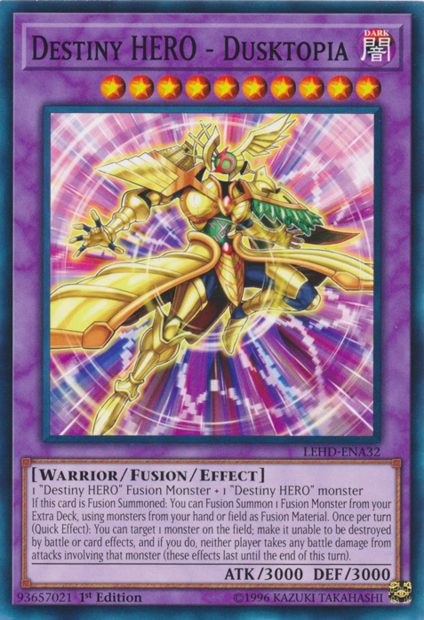 Destiny Hero - Dusktopia [LEHD-ENA32] Common Yu-Gi-Oh!