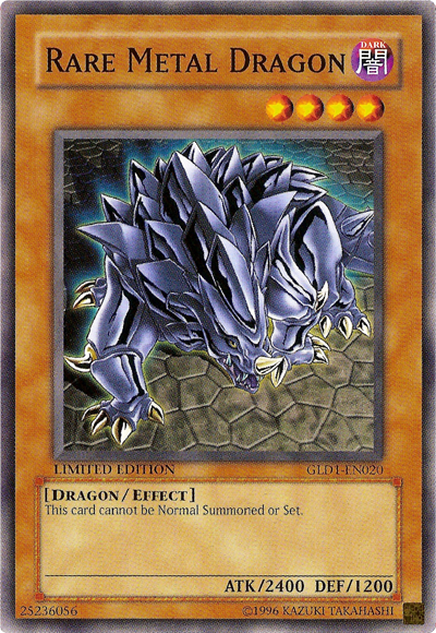 Rare Metal Dragon [GLD1-EN020] Common Yu-Gi-Oh!