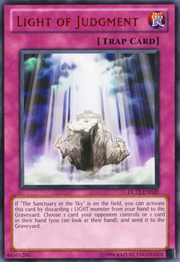 Light of Judgment (Red) [DL12-EN020] Rare Yu-Gi-Oh!