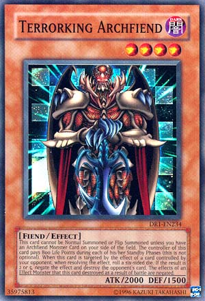 Terrorking Archfiend [DR1-EN234] Super Rare Yu-Gi-Oh!