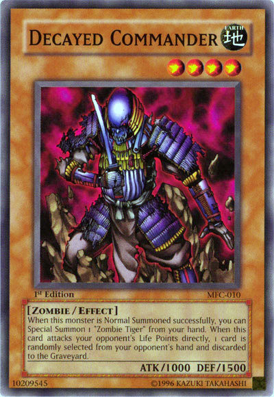 Decayed Commander [MFC-010] Common Yu-Gi-Oh!