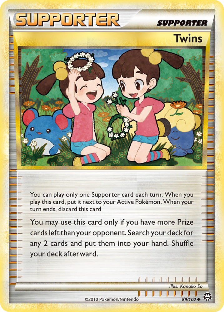 Twins (89/102) [HeartGold & SoulSilver: Triumphant] Pokémon