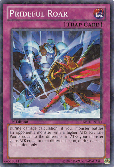 Prideful Roar [BP01-EN100] Starfoil Rare Yu-Gi-Oh!