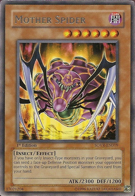 Mother Spider [SOVR-EN019] Rare Yu-Gi-Oh!