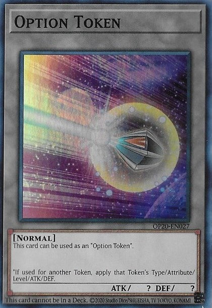 Option Token [OP20-EN027] Super Rare Yu-Gi-Oh!