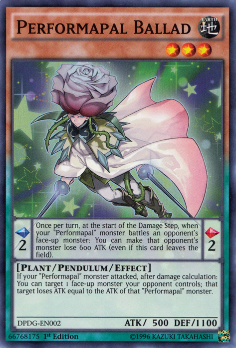 Performapal Ballad [DPDG-EN002] Super Rare Yu-Gi-Oh!