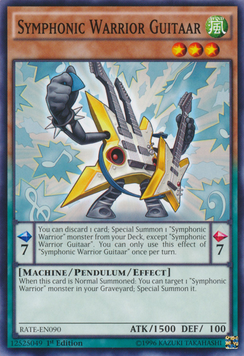Symphonic Warrior Guitaar [RATE-EN090] Common Yu-Gi-Oh!