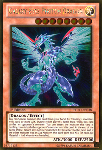 Galaxy-Eyes Photon Dragon [PGLD-EN038] Gold Rare Yu-Gi-Oh!