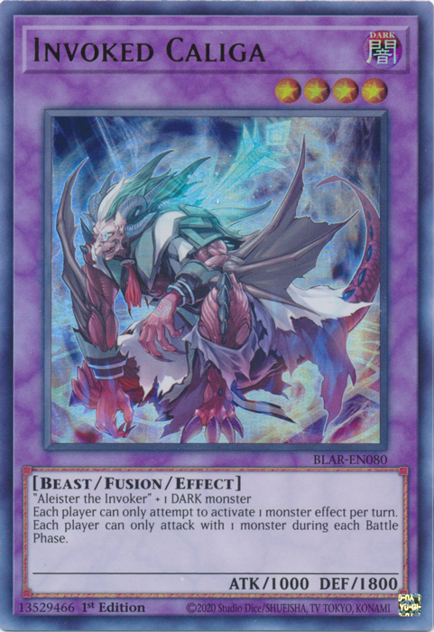 Invoked Caliga [BLAR-EN080] Ultra Rare Yu-Gi-Oh!