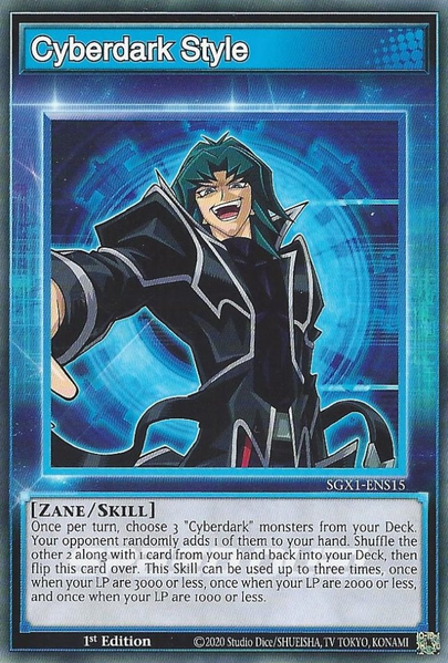 Cyberdark Style [SGX1-ENS15] Common Yu-Gi-Oh!