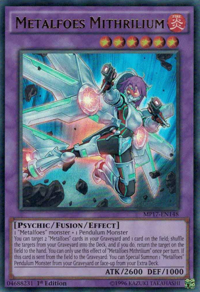 Metalfoes Mithrilium [MP17-EN148] Ultra Rare Yu-Gi-Oh!