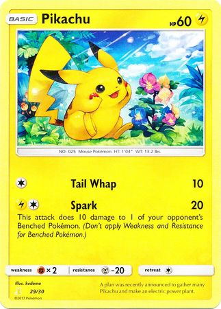 Pikachu (29/30) [Sun & Moon: Trainer Kit - Alolan Raichu] Pokémon