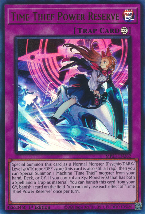 Time Thief Power Reserve [MP23-EN282] Ultra Rare Yu-Gi-Oh!