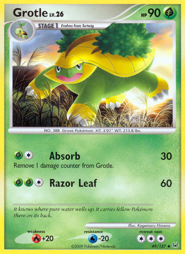 Grotle (49/127) [Platinum: Base Set] Pokémon
