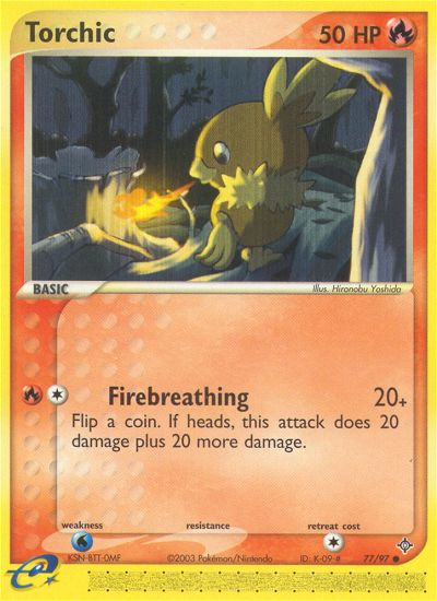Torchic (77/97) [EX: Dragon] Pokémon