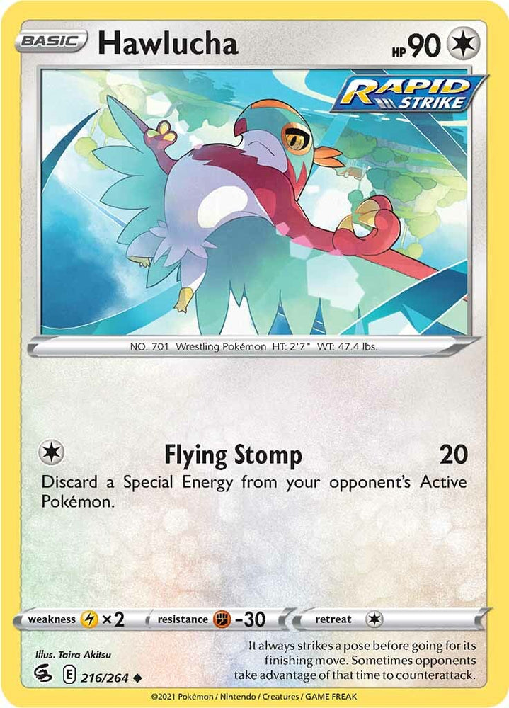 Hawlucha (216/264) [Sword & Shield: Fusion Strike] Pokémon