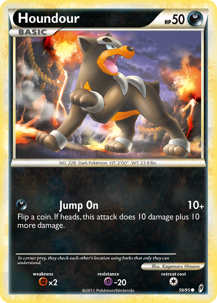 Houndour (59/95) [HeartGold & SoulSilver: Call of Legends] Pokémon