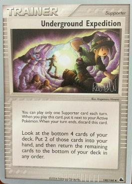 Underground Expedition (140/144) (Rocky Beach - Reed Weichler) [World Championships 2004] Pokémon