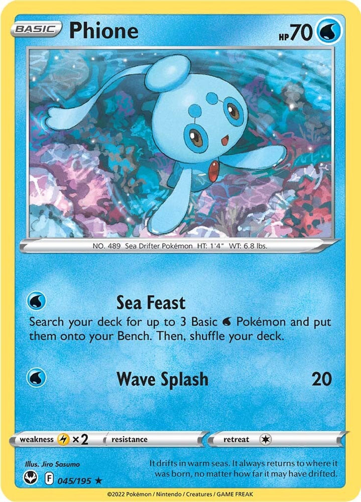 Phione (045/195) [Sword & Shield: Silver Tempest] Pokémon