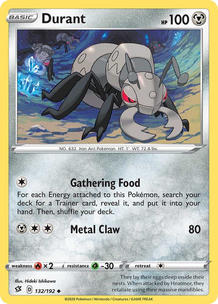 Durant (132/192) [Sword & Shield: Rebel Clash] Pokémon