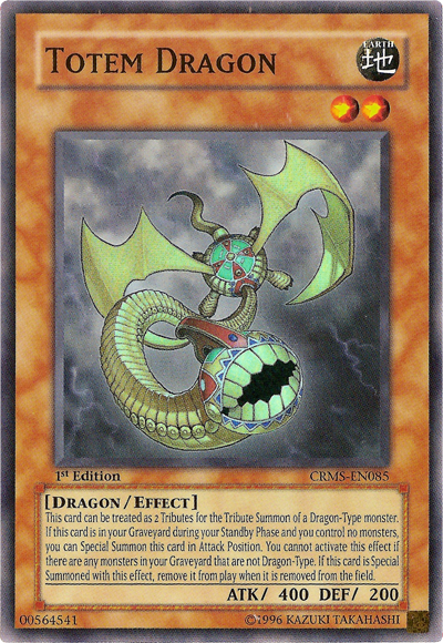 Totem Dragon [CRMS-EN085] Super Rare Yu-Gi-Oh!