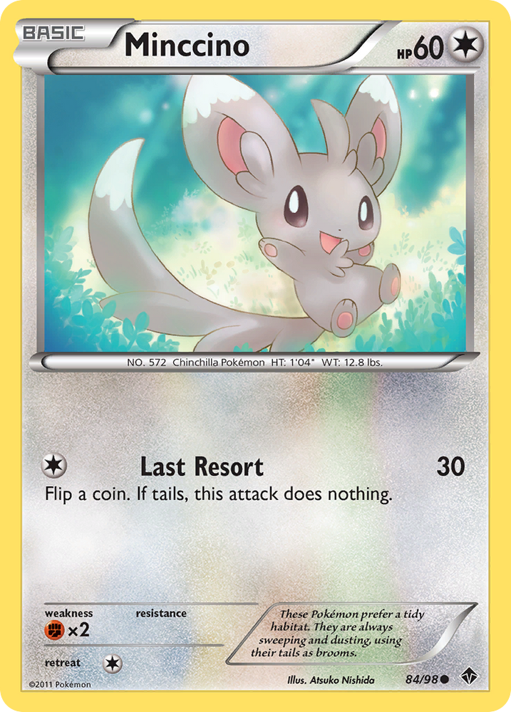 Minccino (84/98) [Black & White: Emerging Powers] Pokémon