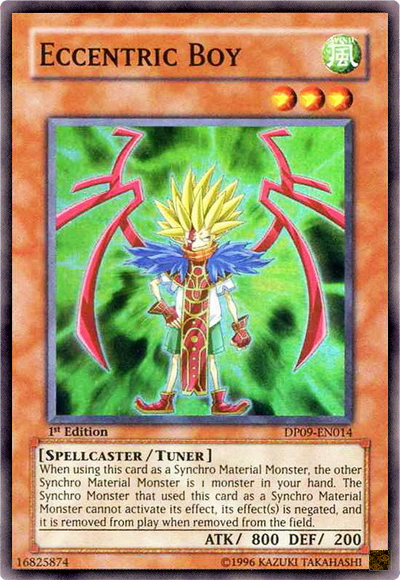 Eccentric Boy [DP09-EN014] Super Rare Yu-Gi-Oh!