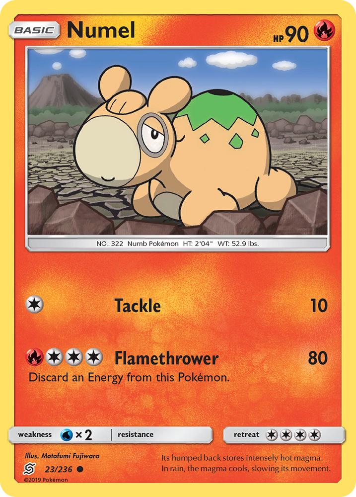 Numel (23/236) [Sun & Moon: Unified Minds] Pokémon