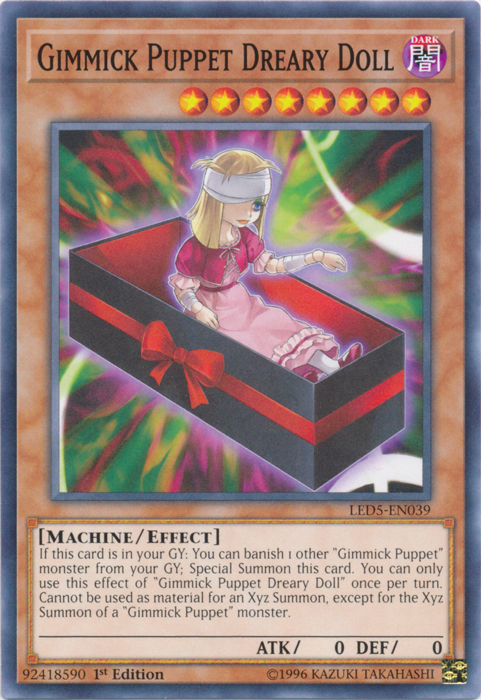 Gimmick Puppet Dreary Doll [LED5-EN039] Common Yu-Gi-Oh!