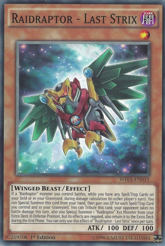 Raidraptor - Last Strix [WIRA-EN015] Common Yu-Gi-Oh!